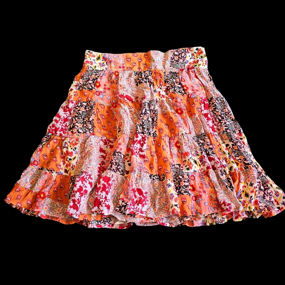 Maeve Lightweight 100% Viscose Patchwork Style Fl… - image 1